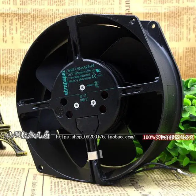 Alt view image 2 of 4 - For Germany ebmpapst W2S130-AA25-71 65 76 01 150*55MM 115V full metal fan