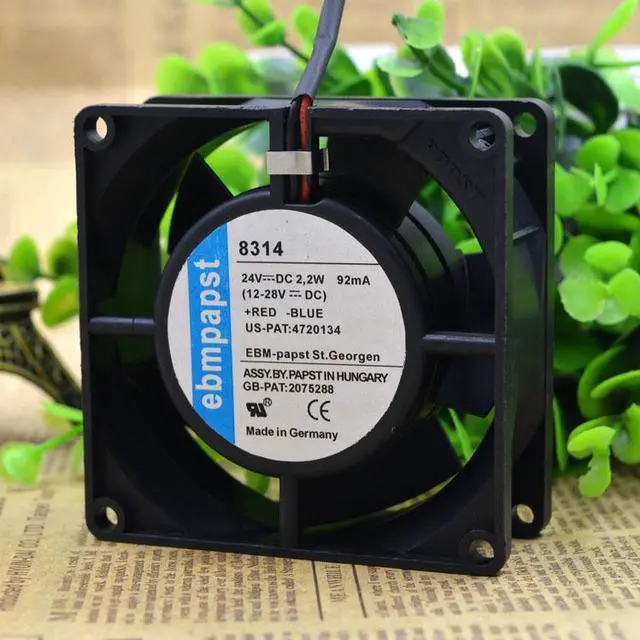 Alt view image 2 of 4 - For ebmpapst MULTIFAN 8314 DC24V 6.0W Inverter Double Ball Fan