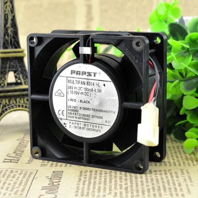 Alt view image 2 of 4 - For New Germany EBMPAPST MULTIFAN8314HL 24V 4.3W 8032 8CM Cooling Fan