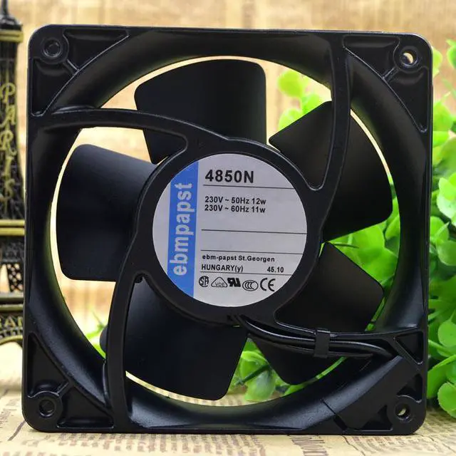 Alt view image 3 of 4 - For Germany ebmpapst TYP 4850N 230V 17/18W 120*120*38MM cooling fan