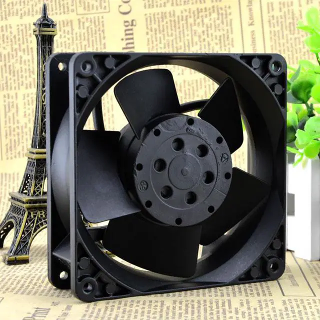 Alt view image 4 of 4 - For EBMPAPST 12038 230V 12CM 4650N-465/A01 All metal high temperature cooling fan