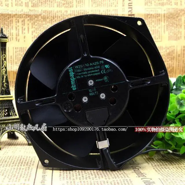 Alt view image 3 of 4 - For Germany ebmpapst W2S130-AA25-71 65 76 01 150*55MM 115V full metal fan