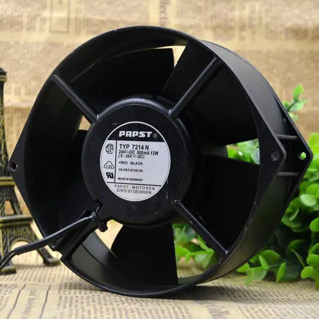Alt view image 2 of 4 - For Germany EBMPAPST 24V 12W 150*55MM inverter cooling fan TYP 7214N