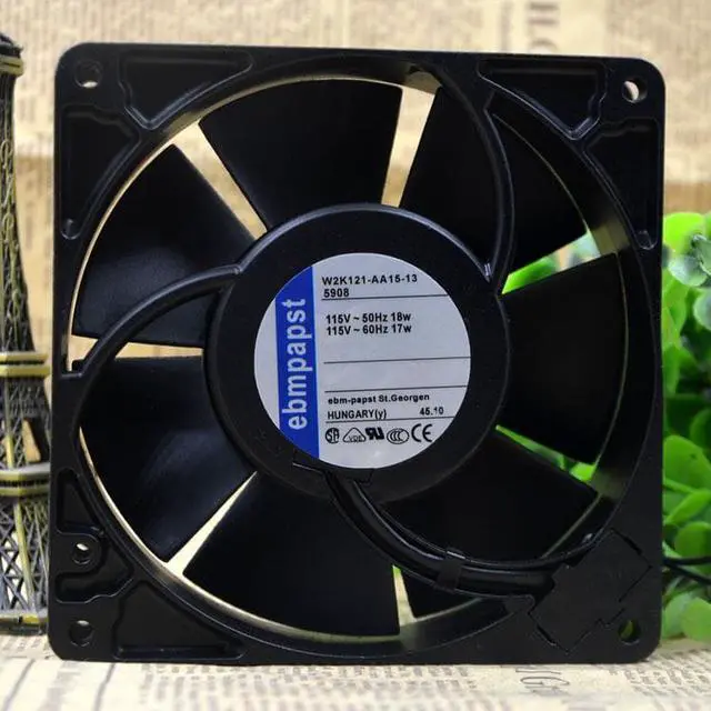 Alt view image 3 of 4 - For EBMPAPST W2K121-AA15-13 TYP 5908 115V 12738 12.7cm Cooling Fan