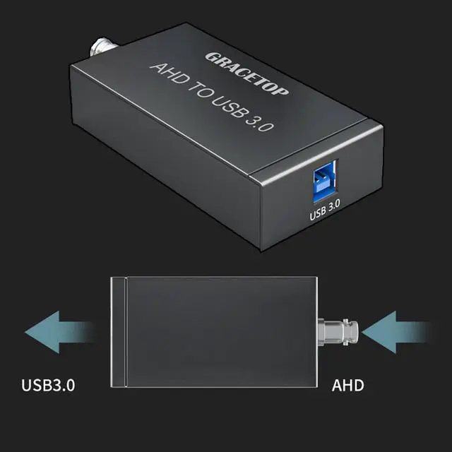 Alt view image 3 of 7 - AHD Video Capture Card, 1080P 30FPS Recording USB Output AHD Input Video Recording,Easy Operation, No Driver Needed, Live Streaming