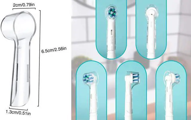 Alt view image 7 of 7 - Electric Toothbrush Charger for Oral B Electric Toothbrush Replacement Charger with Toothbrush Holders Covers Model 3757SJ Portable Environmental ABS for Travel