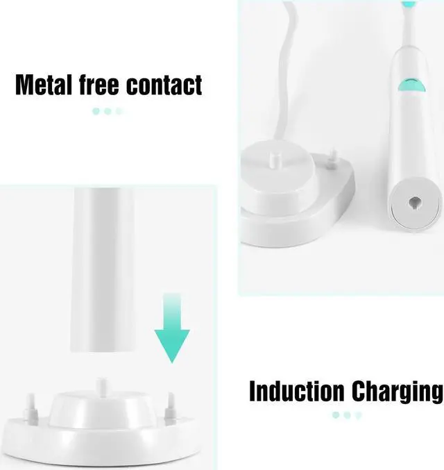 Alt view image 3 of 7 - Electric Toothbrush Charger for Philips Sonicare Replacement Charger with Toothbrush Heads Holder for HX3000 / HX6000 / HX8000 / HX9000 Series Portable IP67 Waterproof Power Cable 3.6FT