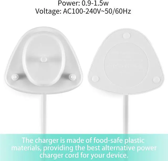 Alt view image 5 of 7 - Electric Toothbrush Charger for Philips Sonicare Replacement Charger with Toothbrush Heads Holder for HX3000 / HX6000 / HX8000 / HX9000 Series Portable IP67 Waterproof Power Cable 3.6FT