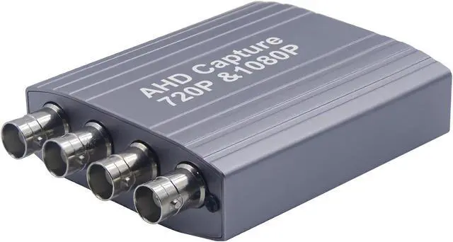 Main image of AHD Video Capture Card for 4CH, 720P 30FPS Recording USB Output AHD Input Video Recording,Easy Operation, No Driver Needed, Live Streaming