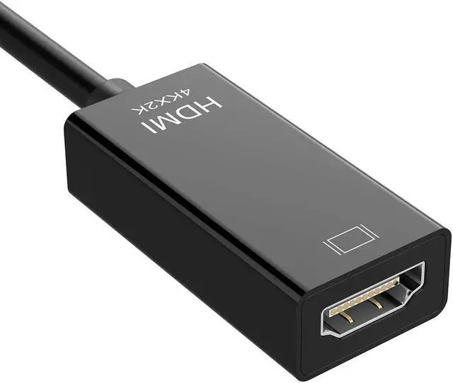 Alt view image 3 of 7 - 4K Mini Displayport to HDMI Adapter Cable (3Pack), Mini DP Display Port to HDMI Male to Female Converter Adapter Gold-Plated Cord Compatible