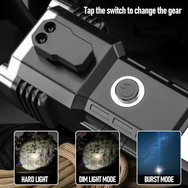 Alt view image 2 of 7 - Car Safety Hammer with Solar Flashlight - Super Bright Illumination, Long Battery Life, Durable Construction, Easy to Use, Compact and Portable
