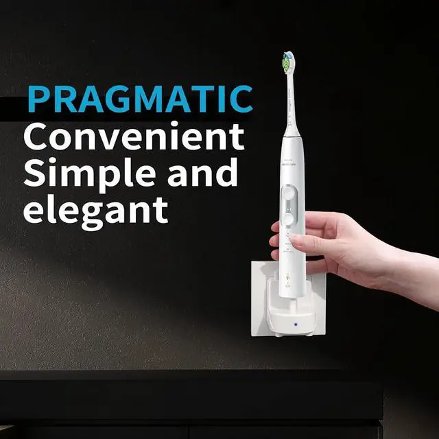 Alt view image 5 of 7 - Wireless Electric Toothbrush Wall Charger Compatible with Oral-B and Braun Models (Excluding IO Series and Pulsonic Series), Portable, IPX7 Waterproof Charging Station