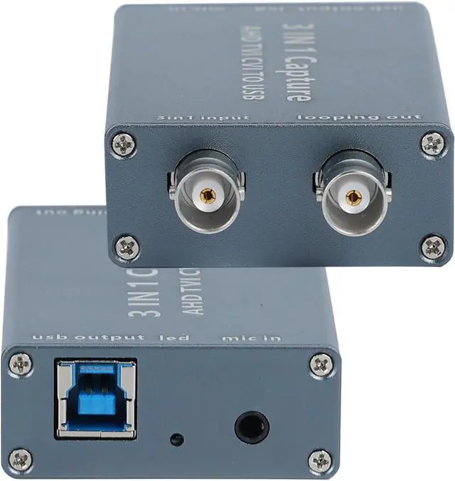 Main image of AHD Video Capture,AHD/TVI/CVI to USB 2.0 1080P Capture Device,Compatible with OBS,POTPLAYER,AMCAP,VLC for Streaming Video Recording for Windows, Linux,OS