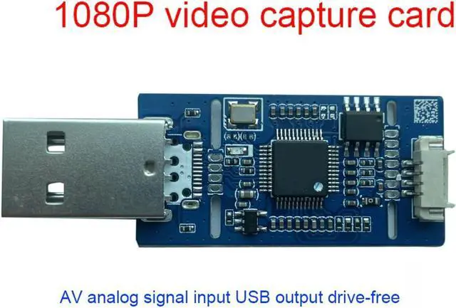 Alt view image 3 of 6 - CVBS to USB Capture Analog AV-to-USB Camera Module CVBS to USB Module UVC Free Drive Compatible with Windows/Linux/Android/MAC