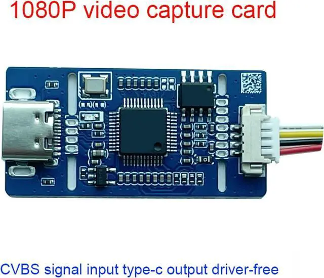 Alt view image 4 of 6 - CVBS to Type-C Capture Analog AV-to-Type-C Camera Module CVBS to Type-C Module UVC Free Drive Compatible with Windows/Linux/Android/MAC