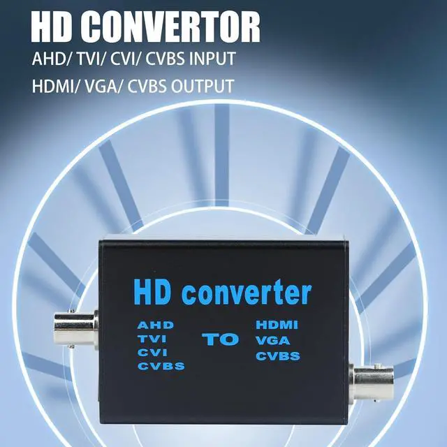 Alt view image 3 of 7 - GRACETOP BNC Cable to HDMI Video Signal Convertor,Audio Video Capture Converte,4 in 1 HD Convertor AHD/TVI/CVI/CVBS Signal to HDMI/VGA/CVBS 1080p for Camera/DVR/CCTV Security System