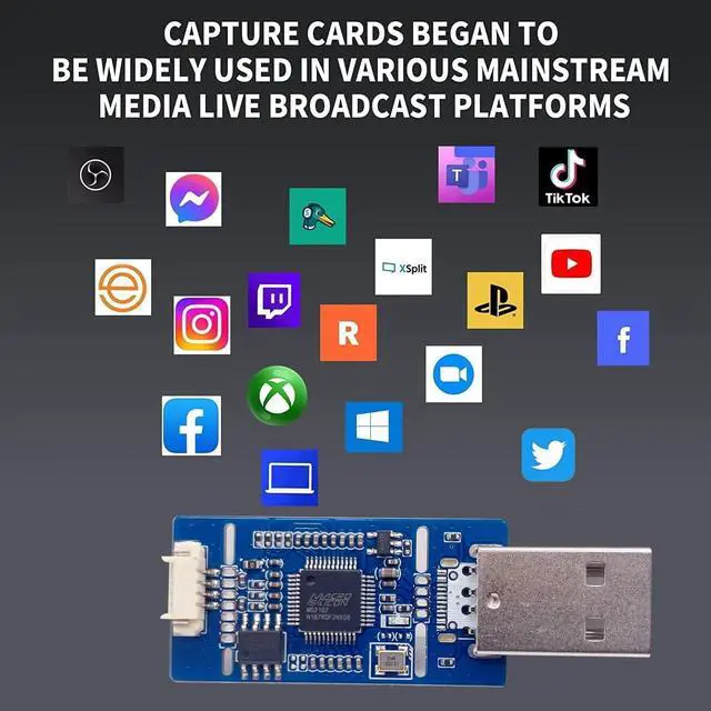 Alt view image 7 of 7 - GRACETOP VHS to Digital Converter, AV/CVBS Capture Card with OTG, 1080P30 720P60 AV to USB Video Capture Card for VHS, VCR, DVR, DVD, Hi8, Mini DV, Camcorder, Cassette Tape, Gaming Consoles (USB-C)