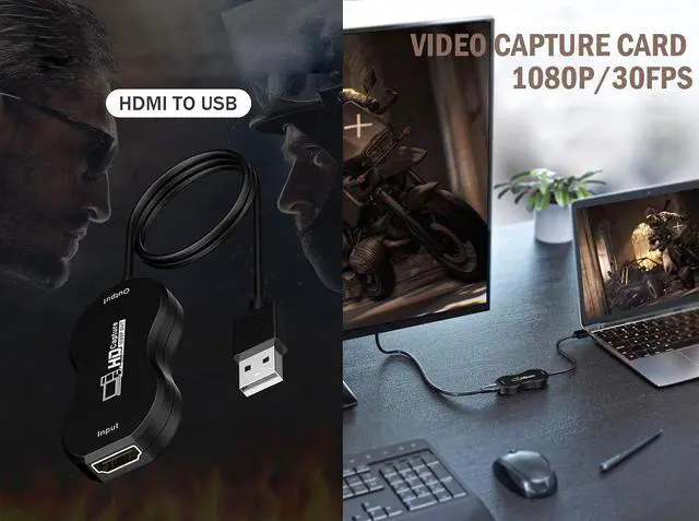 Alt view image 4 of 7 - GRACETOP Audio Video Capture Cards, 1080p HDMI Capture Card for Gaming, Streaming Compatible with Nintendo Switch, PS3/4, Xbox One, Twitch, YouTube