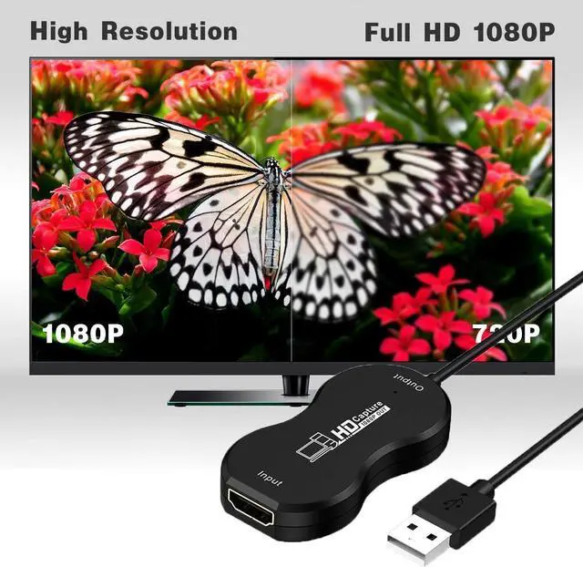 Alt view image 3 of 7 - GRACETOP Audio Video Capture Cards, 1080p HDMI Capture Card for Gaming, Streaming Compatible with Nintendo Switch, PS3/4, Xbox One, Twitch, YouTube