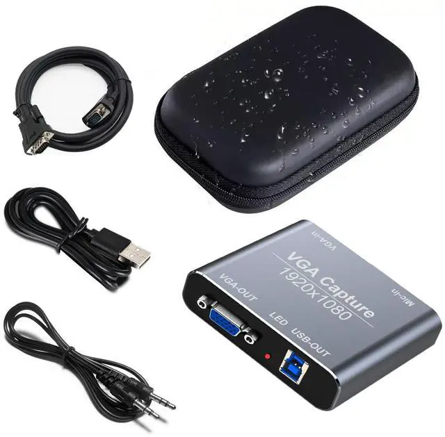 Alt view image 7 of 7 - VGA Capture Card, VGA to USB Capture Device with VGA Loopout, Radiation, CT scanners, ultrasound equipment, cardiac diagnostic equipment, MRI machines, cardiopulmonary support systems, patient monitor