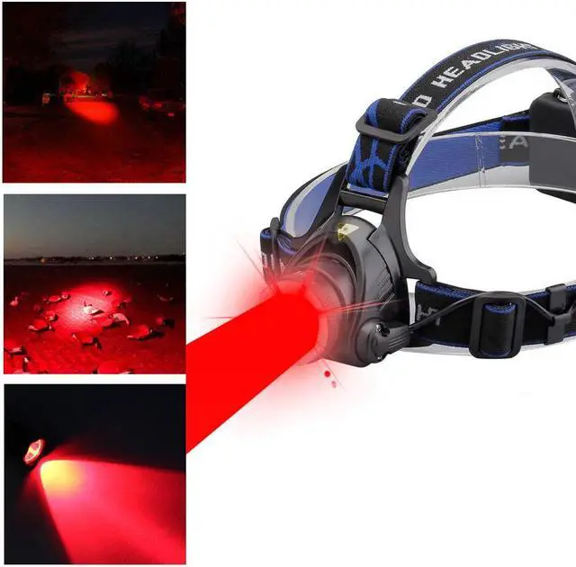 Alt view image 4 of 7 - LED Headlamp Rechargeable,1800 Lumens Zoomable Waterproof LED head lamp flshlight, Hands-free Headlight Torch Lamp