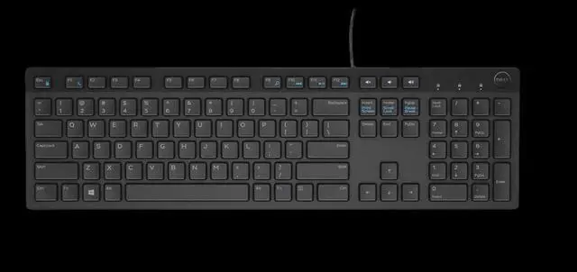 Alt view image 2 of 2 - DELL KB216 580-ADMT Black USB Wired Standard Keyboard