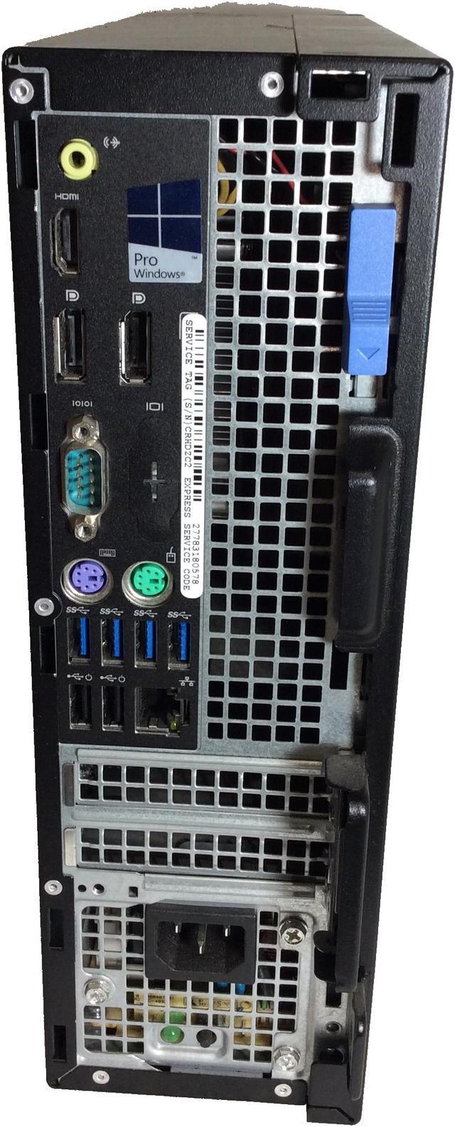 Alt view image 3 of 3 - Dell Optiplex 7040 D11S Desktop PC - Core i5 (6500) 3.2GHz Quad Core - 256GB SSD - 8GB RAM - DVD - Windows 10 Pro Installed