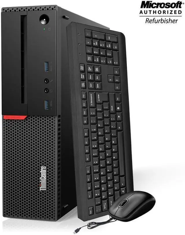 Alt view image 2 of 5 - Lenovo ThinkCentre M900 Small Form Factor SFF Desktop PC Intel Core i5 6th Gen 8GB NEW 512GB SSD Windows 10 Pro New Keyboard, Mouse,Power cord,WiFi Adapter