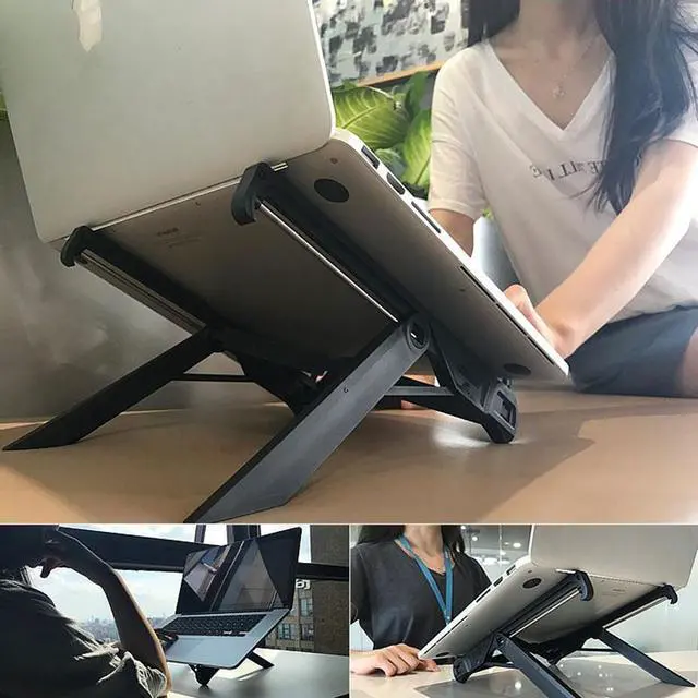 Alt view image 7 of 7 - NEXSTAND K7 Laptop Stand Folding Portable Laptop Lapdesks, Office Lapdesks, Ergonomic Notebook Stand