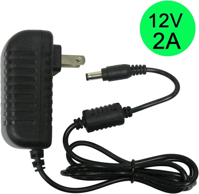 Main image of AUTENS 12V Power Supply, 2A 24W Wall Mounted Adapter For Security Camera, LED Strip and other Supplies, 110V to 12V Switching Power Supply