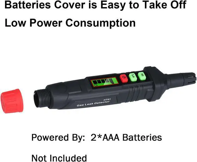 Alt view image 6 of 7 - Gas Leak Detector, Portable Handheld Natural Gas Analyzer PPM Meter High Low Sensitivity Adjustable with LCD Display Locates Combustible Gas Like LPG, LNG, Methane & Butane Gases, Carbon Monoxide
