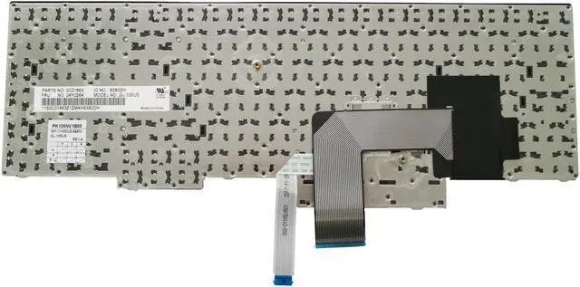 Alt view image 6 of 6 - AUTENS Replacement US Layout Keyboard for Lenovo ThinkPad Edge E530 E530c E535 E545 Laptop No Backlight