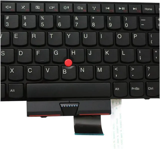 Alt view image 4 of 6 - AUTENS Replacement US Layout Keyboard for Lenovo ThinkPad Edge E530 E530c E535 E545 Laptop No Backlight