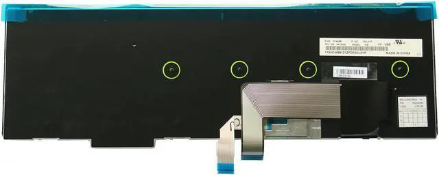 Alt view image 4 of 14 - AUTENS Replacement US Layout Keyboard for Lenovo ThinkPad E531 E540 Laptop No Backlight (4 Fixing Screws)