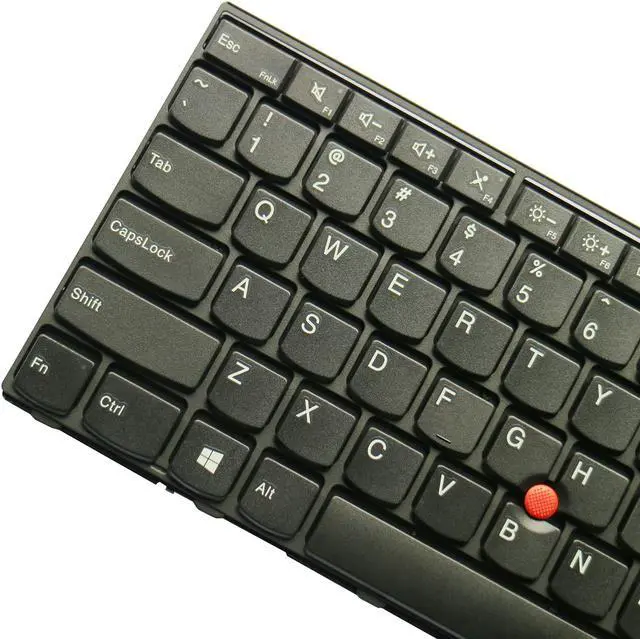 Alt view image 5 of 14 - AUTENS Replacement US Layout Keyboard for Lenovo ThinkPad E531 E540 Laptop No Backlight (4 Fixing Screws)