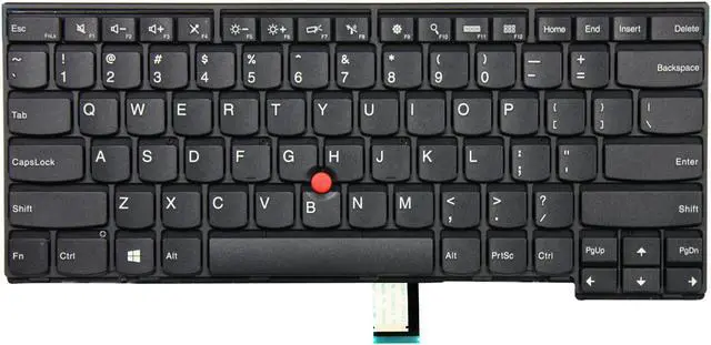 Main image of AUTENS Replacement US Layout Keyboard for Lenovo ThinkPad E431 E440 Laptop No Backlight (4 Fixing Screws)