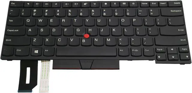 Alt view image 5 of 5 - AUTENS Replacement US Layout Keyboard for Lenovo ThinkPad E480 E485 L480 T480s E490 E495 T490 T495 L490 R480 R490 L380 L390 / L380 Yoga / L390 Yoga Laptop (No Backlight)