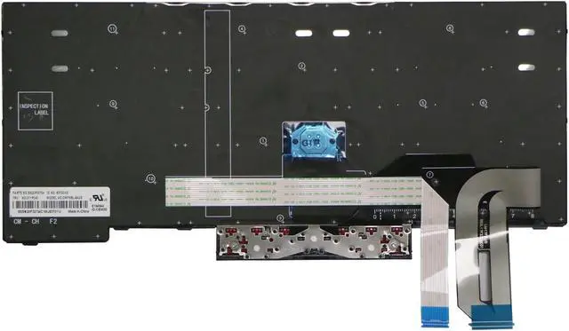 Alt view image 2 of 5 - AUTENS Replacement US Layout Keyboard for Lenovo ThinkPad E480 E485 L480 T480s E490 E495 T490 T495 L490 R480 R490 L380 L390 / L380 Yoga / L390 Yoga Laptop (No Backlight)