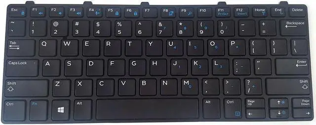 Main image of AUTENS Replacement US Keyboard for Dell Latitude 3180 3189 3190 3380 Laptop No Backlight
