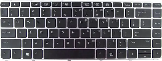 Main image of AUTENS Replacement US Backlight Keyboard for HP EliteBook Folio 1040 G3 Laptop