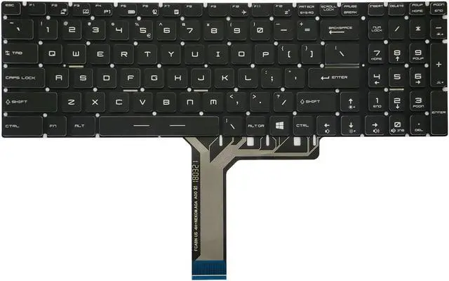 Alt view image 3 of 7 - AUTENS Replacement US Keyboard for MSI GS60 GS63 GS63VR GS70 GS72 GT62 GT62VR GT72 GT73VR GE62 GE62VR GE63 GE72 GE73 GE73VR PE60 PE62 PE70 GL62 GL72 GP62 GP72 WS60 WS70 WS72 Laptop Colorful Backlight