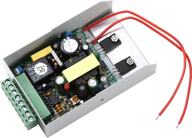 Alt view image 3 of 7 - AUTENS Power Supply Controller AC 110-240V to DC 12V for Door Access Control System & Video Intercom Entry - Electromagnet Door Lock, Doorbell Camera, Electronic Door Latches, Strike Bolt Lock