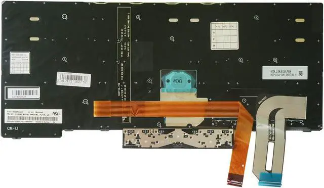 Alt view image 2 of 4 - AUTENS Replacement US Keyboard for Lenovo ThinkPad E480 E485 L480 T480s Laptop Silver Frame (Backlight)