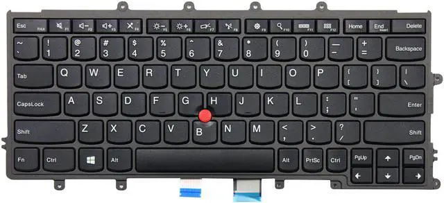 Main image of AUTENS Replacement US Keyboard for Lenovo ThinkPad X230s X240 X240s X240i X250 X260 Laptop (No Backlight)