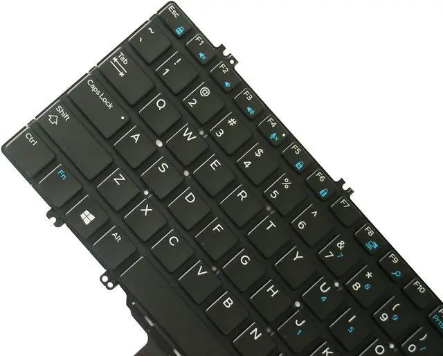 Alt view image 3 of 4 - AUTENS Replacement US Keyboard for Dell Latitude 5280 5289 7280 7290 7380 7389 7390 Laptop No Frame (No Backlight)