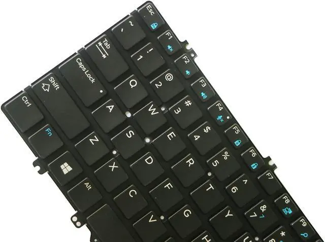 Alt view image 3 of 4 - AUTENS Replacement US Keyboard for Dell Latitude 5280 5289 7280 7290 7380 7389 7390 Laptop No Frame (Backlight)