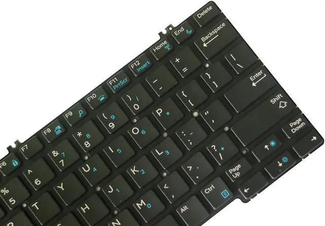 Alt view image 4 of 4 - AUTENS Replacement US Keyboard for Dell Latitude 5280 5289 7280 7290 7380 7389 7390 Laptop No Frame (Backlight)