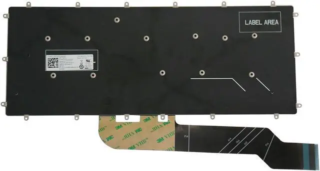 Alt view image 2 of 4 - AUTENS Replacement US Keyboard for Dell Inspiron 5368 5378 5370 5379 5568 5578 5579 7368 7370 7373 7375 7378 7460 7466 7467 7560 7569 7570 7572 7573 7579 Laptop No Frame (No Backlight)