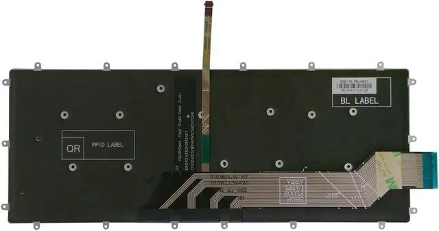 Alt view image 2 of 4 - AUTENS Replacement US Keyboard for Dell Inspiron 5368 5378 5370 5379 5568 5578 5579 7368 7370 7373 7375 7378 7460 7466 7467 7560 7569 7570 7572 7573 7579 Laptop No Frame (Backlight)