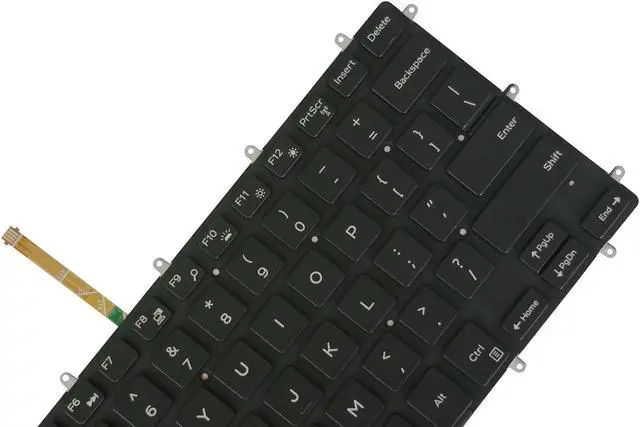 Alt view image 4 of 4 - AUTENS Replacement US Keyboard for Dell Inspiron 5368 5378 5370 5379 5568 5578 5579 7368 7370 7373 7375 7378 7460 7466 7467 7560 7569 7570 7572 7573 7579 Laptop No Frame (Backlight)